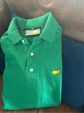 Slazenger Green Polo with Yellow Embroidered Logo